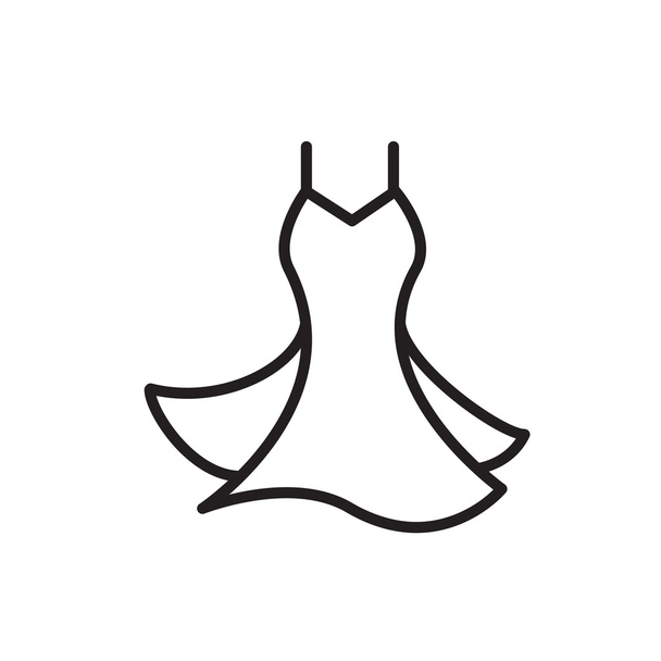 Иконка платья
 - Вектор,изображение