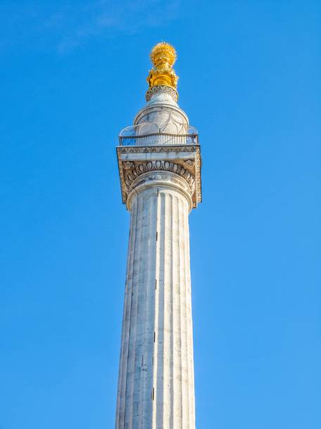 Het Monument, Londen Hdr - Foto, afbeelding