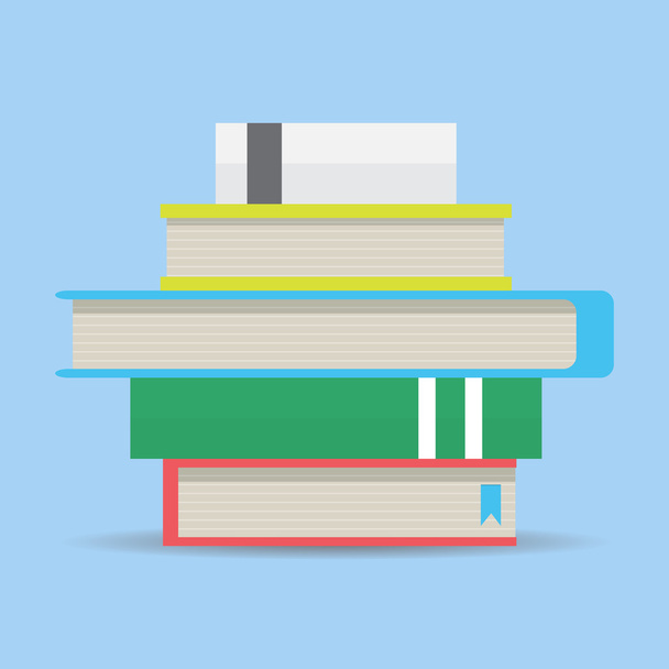 Stack of books - Vector, Image