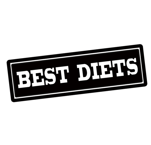Nejlepší diety razítko - Vektor, obrázek