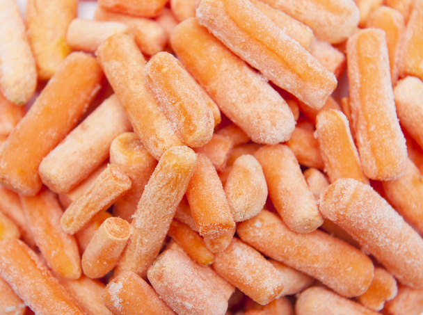 Primer plano de zanahoria congelada
  - Foto, Imagen