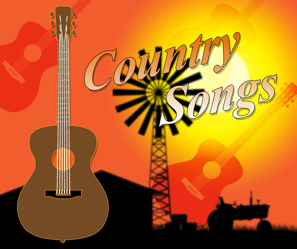 Country Songs näyttää kansanmusiikkia ja laulaa
 - Valokuva, kuva