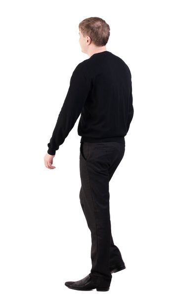 back view of walking  business man - Foto, Imagen