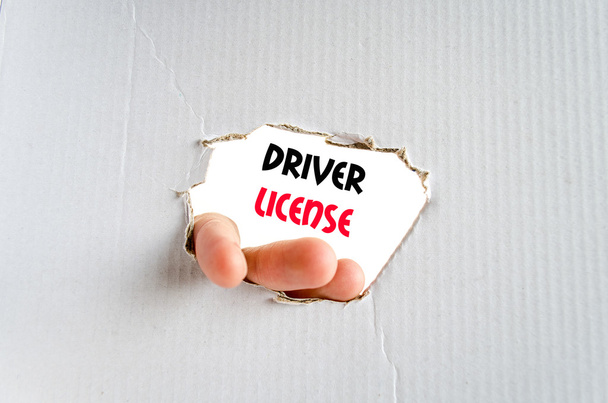 Sürücü lisansı metin kavramı - Fotoğraf, Görsel