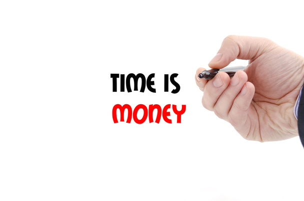 Time is money text concept - Photo, Image