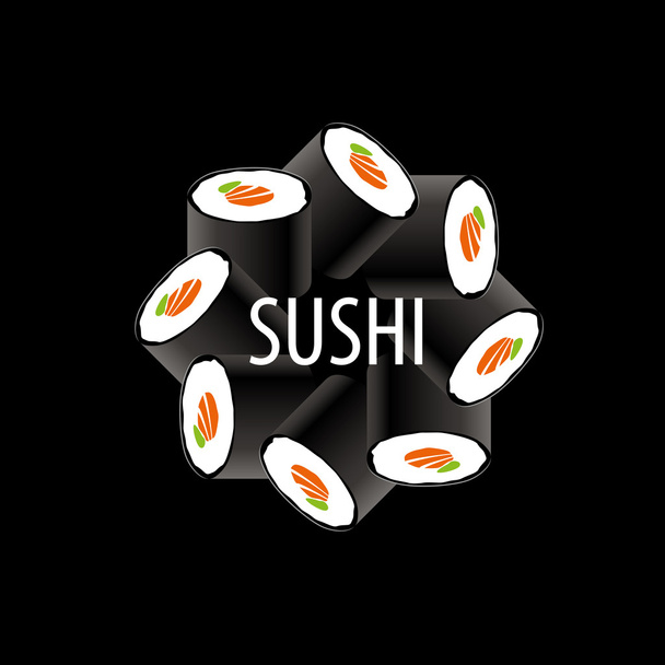 Logo wektor Sushi - Wektor, obraz