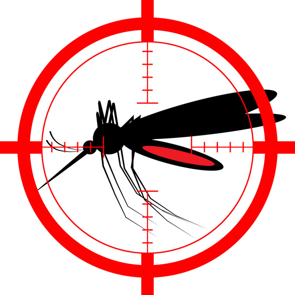 Objetivo en el mosquito
 - Vector, Imagen