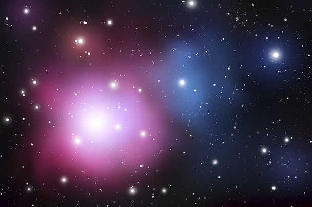 Astrologie mystieke achtergrond. Outer Space. Digitale vectorillustratie van heelal. Vector Galaxy achtergrond. - Vector, afbeelding