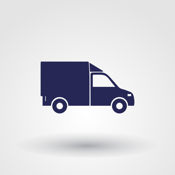 lorry web vector icon - Vector, Image
