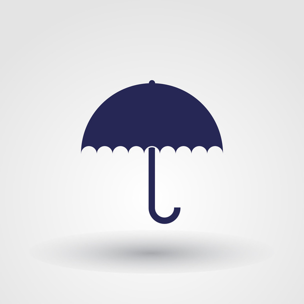 icono del paraguas, ilustración vectorial - Vector, Imagen