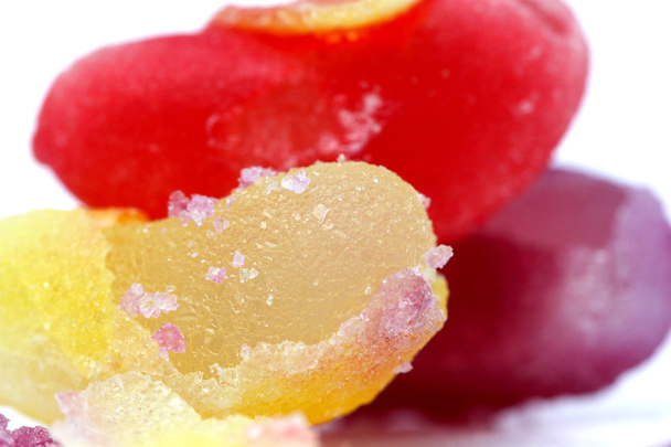 una gran cantidad de gelatinas suaves de colores
 - Foto, imagen