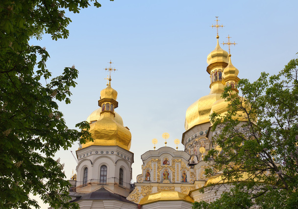 Fragment of Uspensky Cathedral in Kiev-Pechersk Lavra. - Фото, изображение
