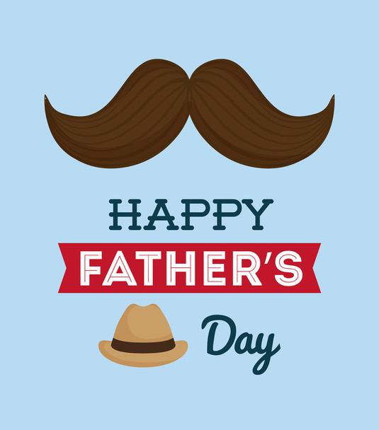 illustration of Happy fathers day - Vector, Image