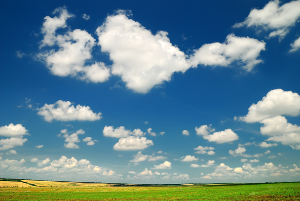 Summer landscape with the beautiful sky - Photo, Image