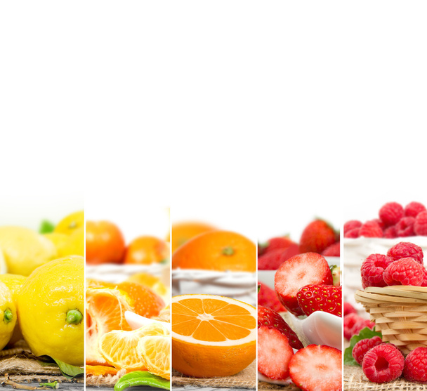 Rayures de mélange de fruits
 - Photo, image