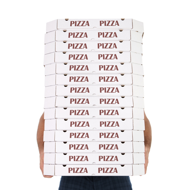 Entrega de pizza - Foto, Imagem
