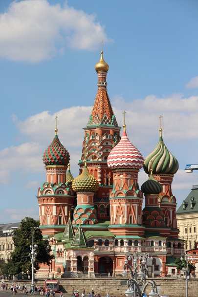 Saint Basil Cathedral cupola, Moscow, Russia - Photo, Image