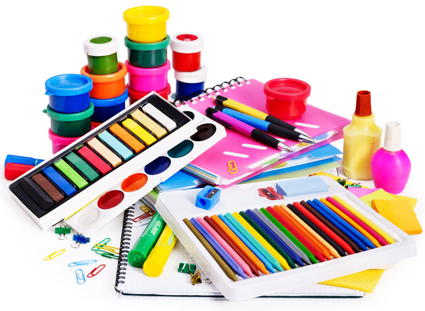 Group of school supplies. - Photo, Image