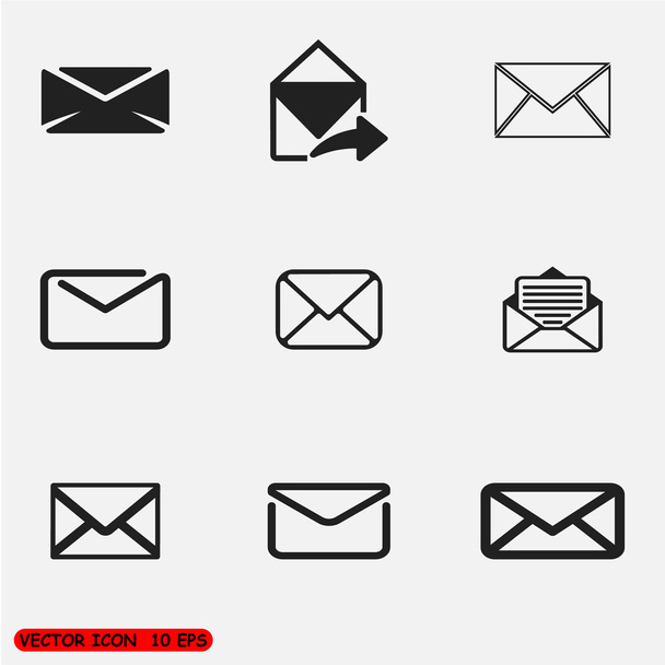 Set of icons for messages - Vector, Image