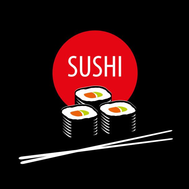 vector sushi logo - ベクター画像