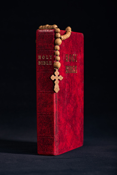 Bible and cross in religious concept - Photo, Image