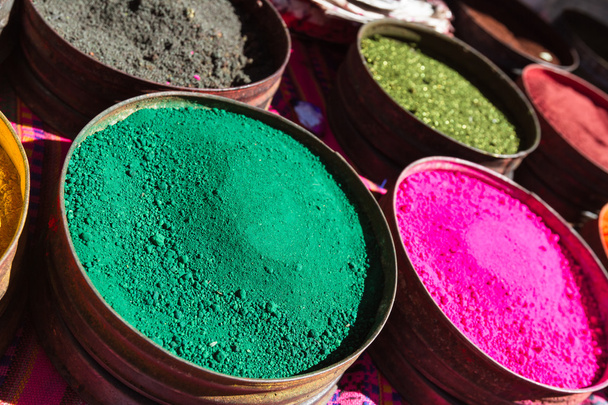 colorful dyes from natural minerals  - Photo, Image