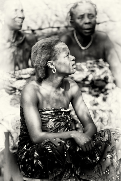 Attentive woman from Togo - Photo, Image