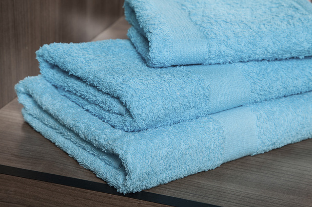 Set toallas azules
 - Foto, Imagen