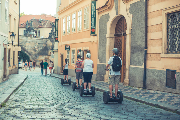 scooter, street of Prague - Fotografie, Obrázek