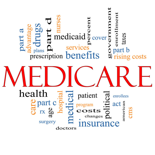 Концепція хмарності Medicare Word
 - Фото, зображення