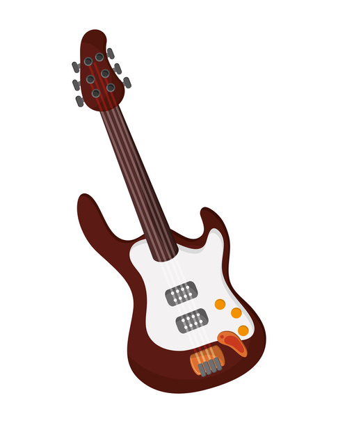 electric guitar icon - Vector, Image