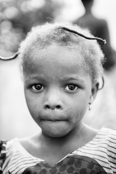 Skuteční lidé v Togo, v černém a bílém - Fotografie, Obrázek