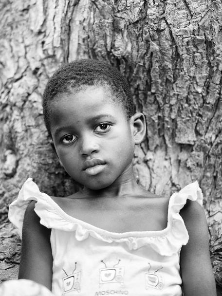 Real people in Togo, in black and white - Фото, зображення