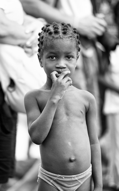 Real people in Togo, in black and white - Foto, afbeelding