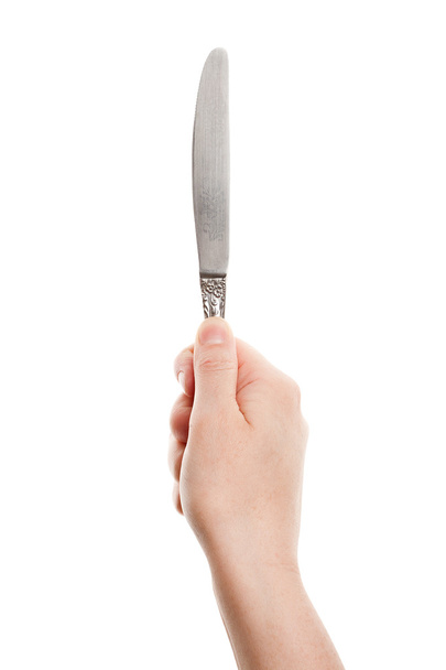 Knife in hand - Foto, afbeelding