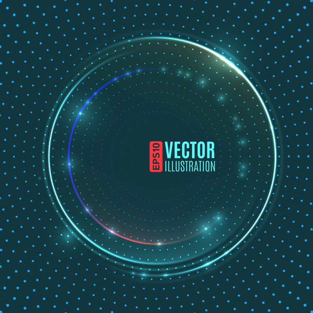 Energía brillante círculo vector fondo
 - Vector, Imagen
