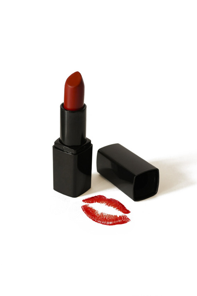 Open lipstick with a kiss - Фото, зображення