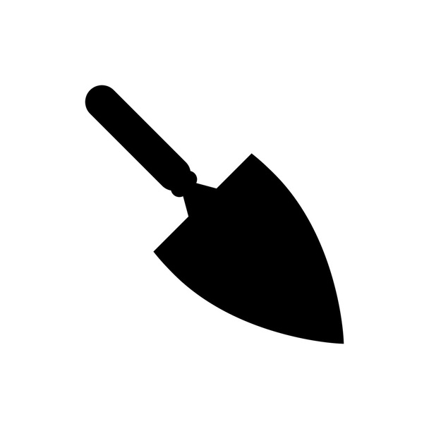 ícone de jardim ou espátula de cimento
 - Vetor, Imagem