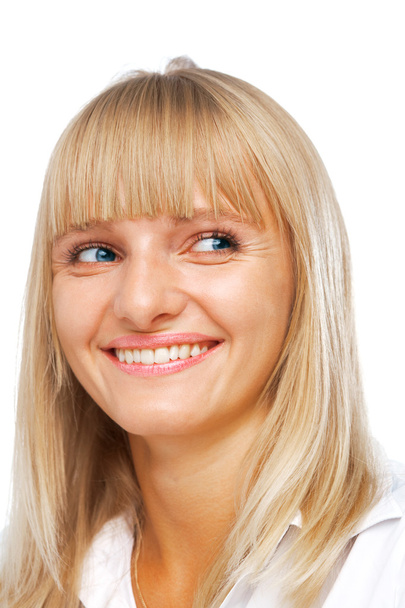 Beautiful young woman smiling - Foto, Bild