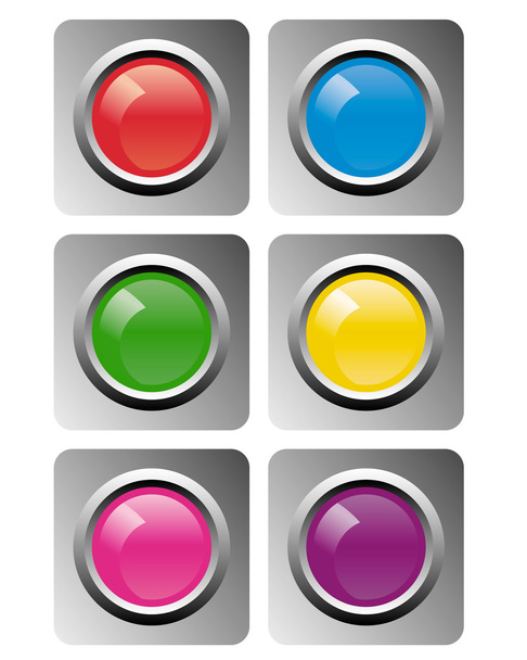 διανυσματικά κουμπιά - Διάνυσμα, εικόνα