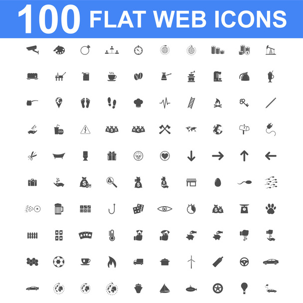 Icon set, Universal website, Construction, industry, Business, Medical, healthy and ecology icons. - Vector, Image
