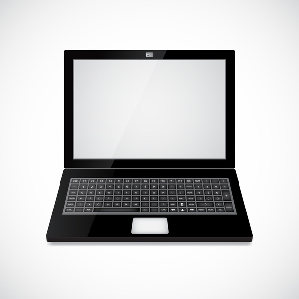 Laptop - Vektor, kép