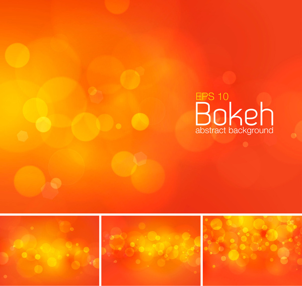 Bokeh and blur vector abstract background - Vektor, obrázek