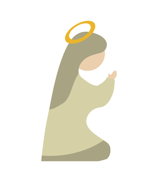 Szűz Mária vallás szent - Vektor, kép