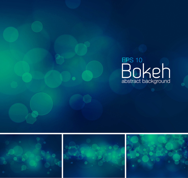 Bokeh and blur vector abstract background - Vector, Imagen