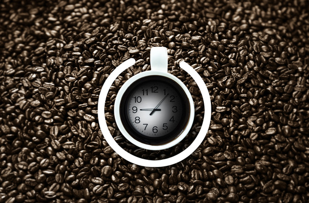 Xícara de café com símbolo power-on
  - Foto, Imagem