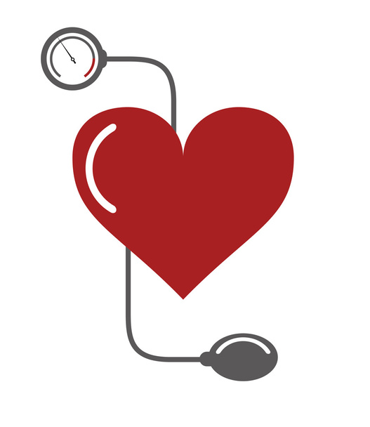blood pressure cuff icon - Vector, Image