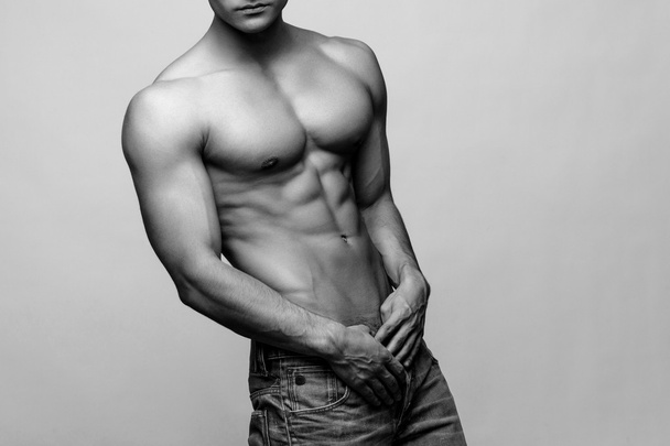Handsome young mans torso - Photo, Image