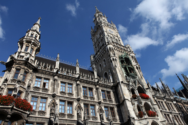 New Town Hall (Neues Rathaus) in Munich, Germany - Фото, изображение