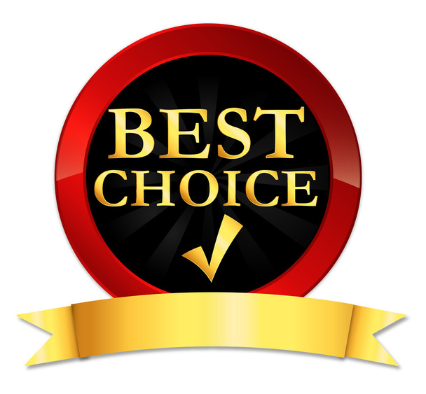 Best choice label - Vector, imagen